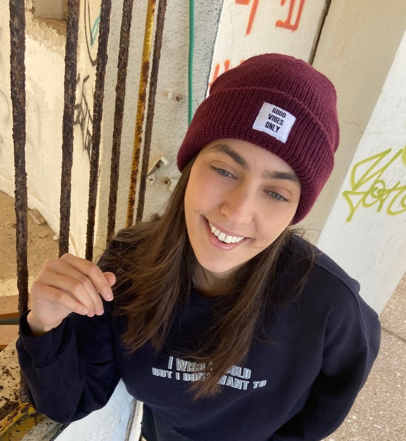 good vibes beanie