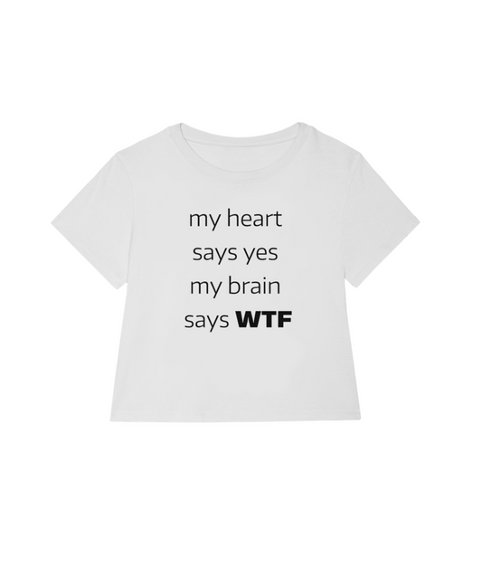 heart/brain T-shirt