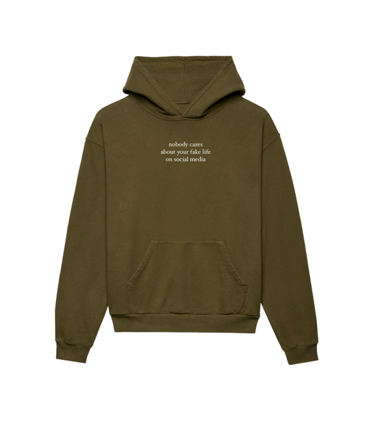 fake life hoodie